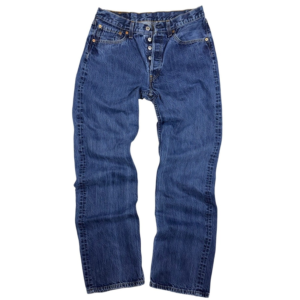 Levi's 501 Jeans Mens 32x34 Made In Poland 90s Vintage Wash Straight Leg XX